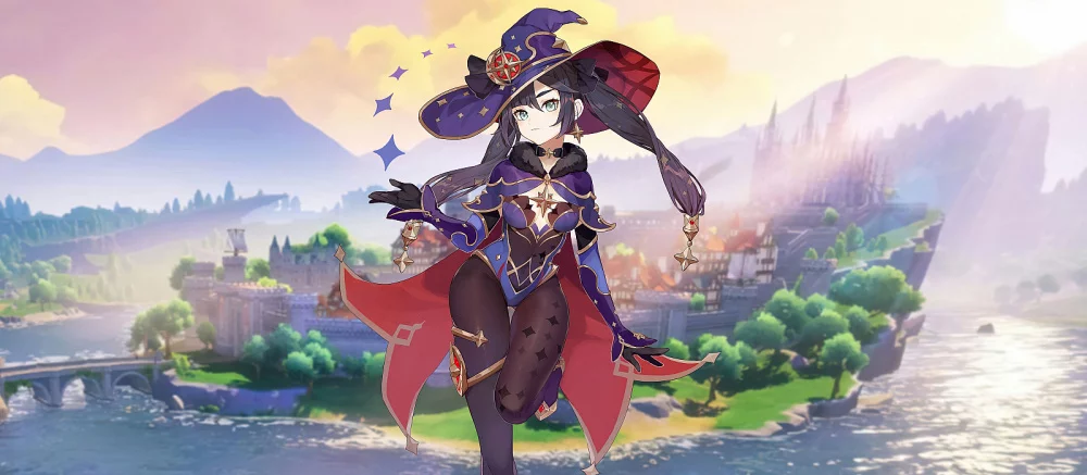 Пикантный косплей Моны из Genshin Impact от девушки из Москвы