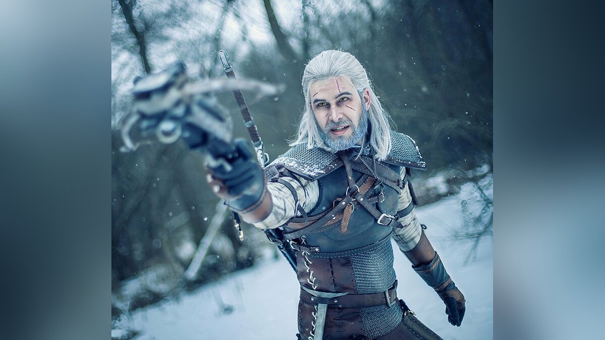 Парный косплей красавицы Цири и Геральта привлек создателей The Witcher 3