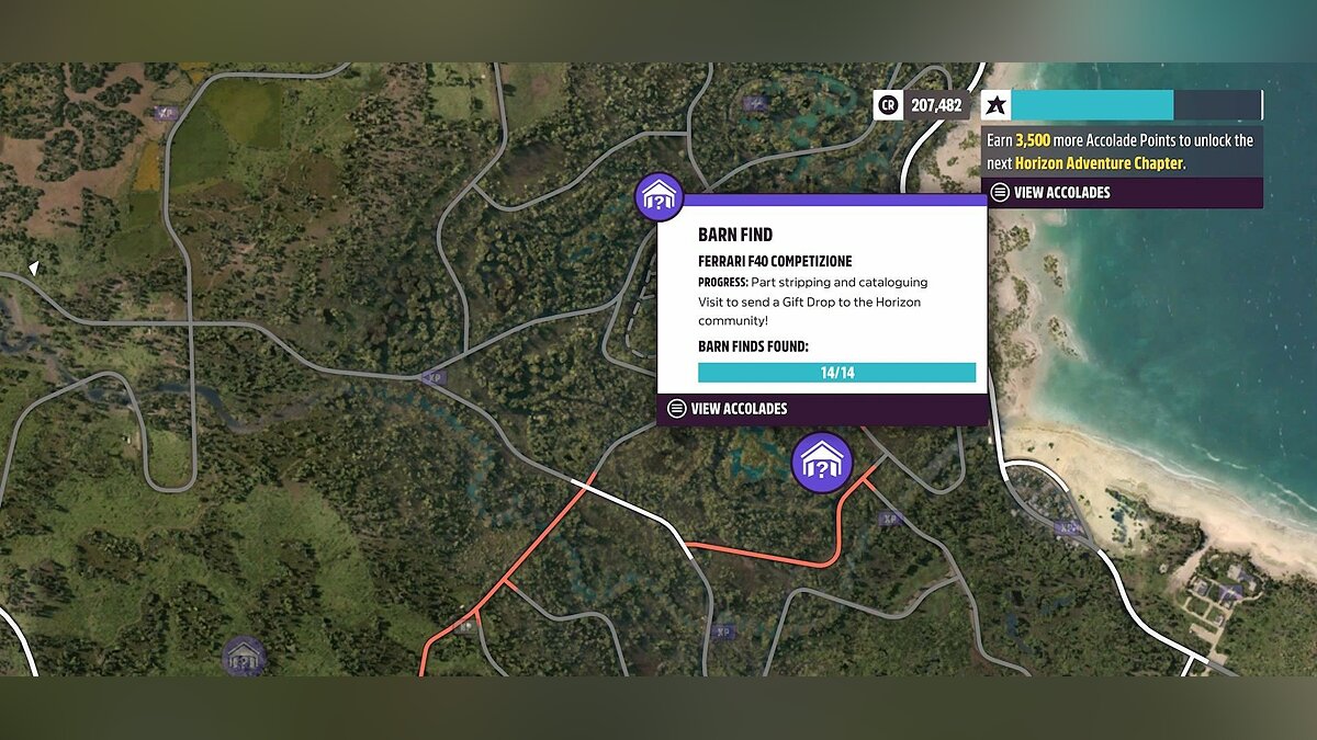 Карта раритетов в Forza Horizon 5. Где находятся и как найти раритеты