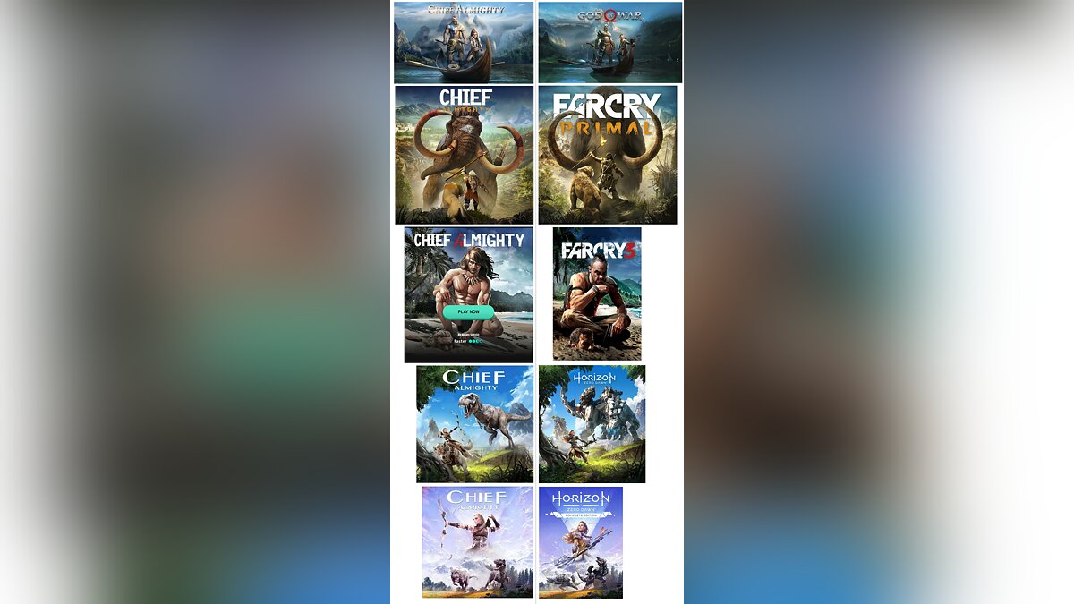 Авторов мобильной стратегии уличили в плагиате артов God of War, Far Cry 3  и других игр