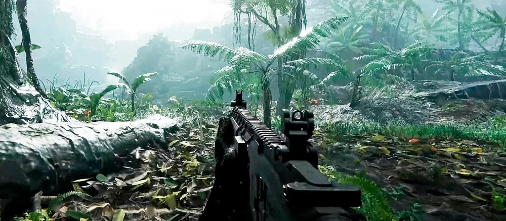 В сети показали скриншоты шутера с крутой графикой и разрушаемостью, похожего на Crysis с динозаврами