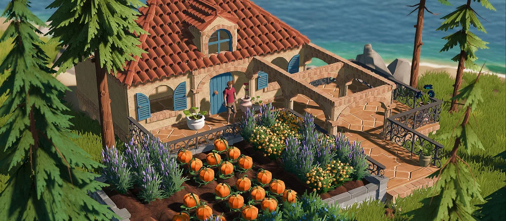 В Steam вышел экшен про выживание на острове с крафтом, строительством и подземными чудовищами