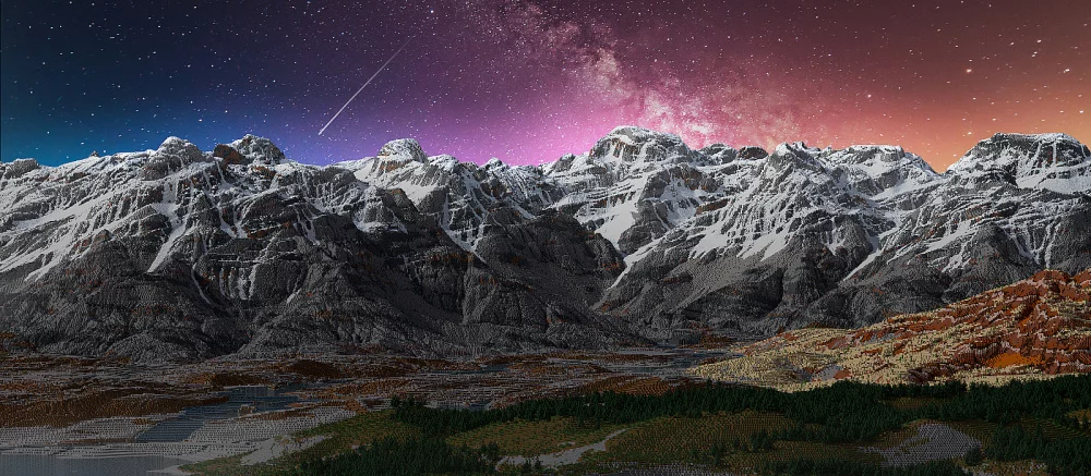 Фанат Minecraft показал фотореалистичный скриншот, который спутали с реальным снимком