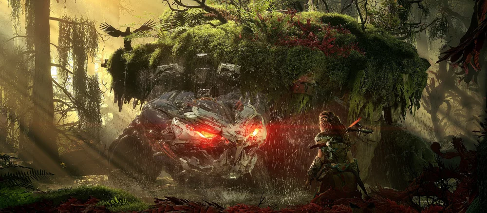 Новые трейлер и скриншоты Horizon Forbidden West посвятили машинам