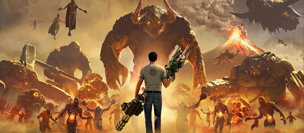 Опубликован возможный тизер «холодного» дополнения для Serious Sam 4