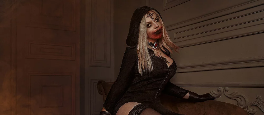 Представлена эротическая фигурка Даниэлы Димитреску из RE Village, с которой можно снять нижнее белье