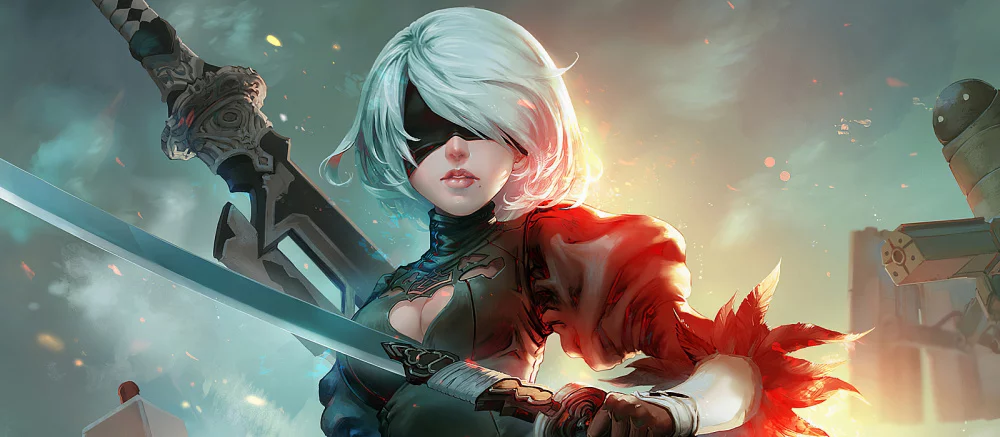 Российская косплеерша показала смесь Снегурочки и 2B из NieR Automata. Вышло сексуально!