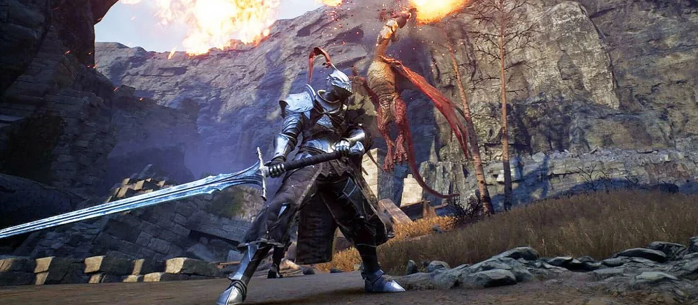 Вышел геймплей фэнтезийной Action/RPG с открытым миром и 3 героями, где можно летать на драконах