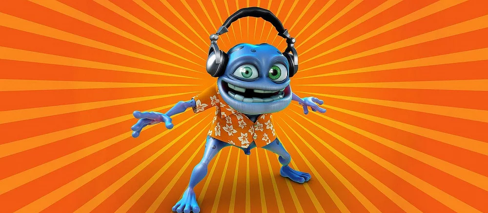 Вышел новый клип Crazy Frog — того самого синего лягушонка из двухтысячных!