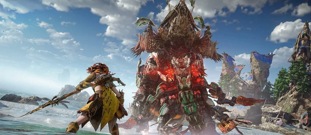 Авторы Horizon: Forbidden West показали геймплей на PS4 Pro — игра уже ушла «на золото»