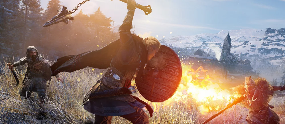 Фанат Assassin's Creed Valhalla воссоздал в реальности щит из игры и сравнил его с оригиналом