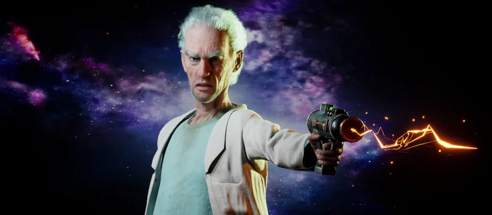 Художник реалистично изобразил героя мультсериала «Рик и Морти» с помощью Unreal Engine 5