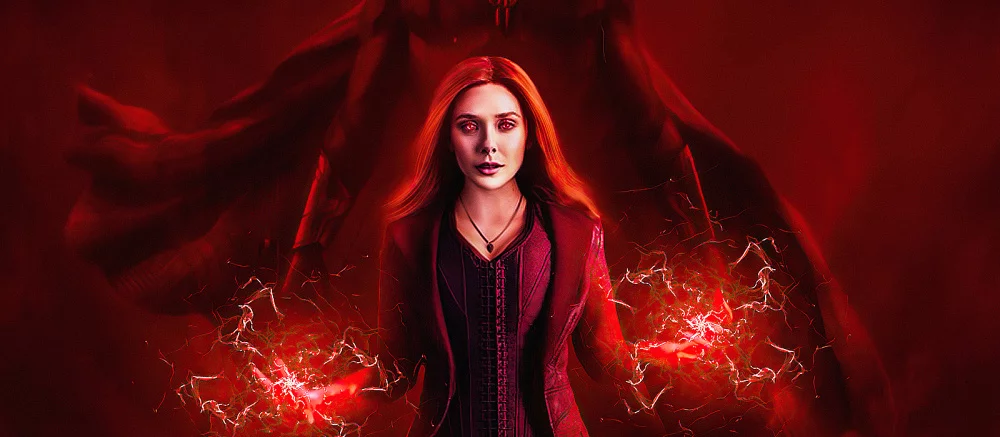 На новом арте вблизи показали обновленный костюм Алой Ведьмы, который она наденет в «Докторе Стрэндже 2»