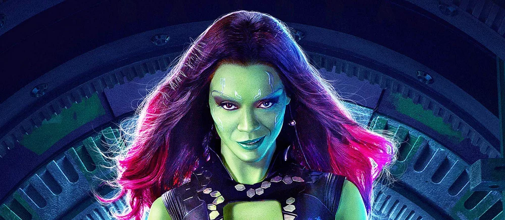 «Она вернулась» — звезда Marvel Зои Салдана вновь показала себя в образе Гаморы из «Стражей Галактики»