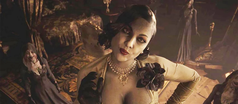 Реальная леди Димитреску показала себя в образе своей героини из Resident Evil Village, но без знаменитой шляпы