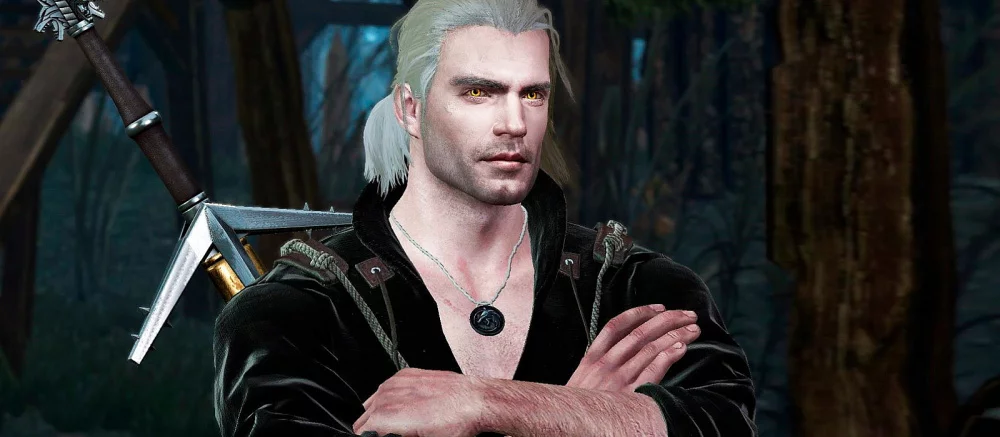 Художник из Самары объединил на арте двух Геральтов — из The Witcher 3: Wild Hunt и сериала Netflix