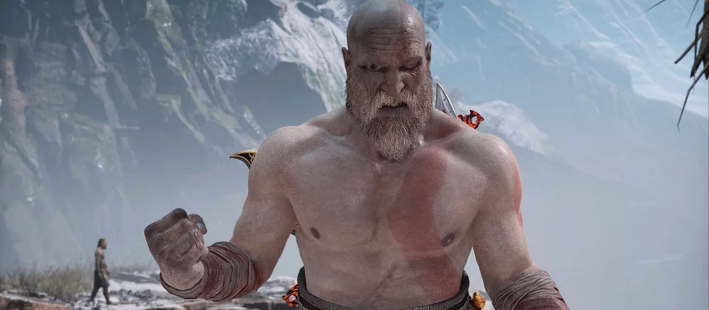 Старый, но не бесполезный — фанат состарил Кратоса из God of War