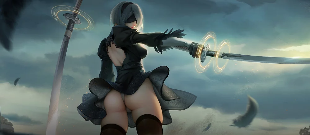 Моддеры сделали девушку-андроида 2B главной героиней Elden Ring. Вот теперь можно играть