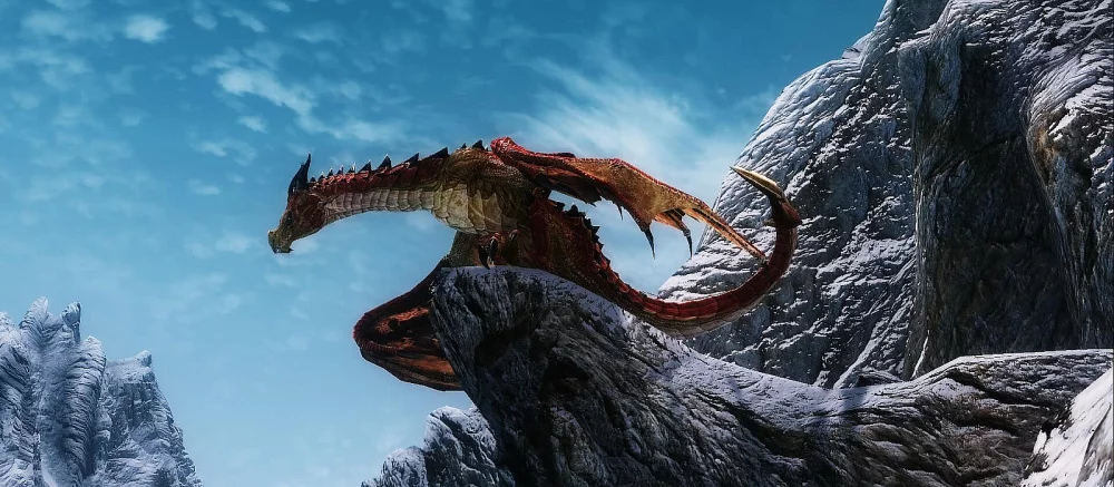 Парень показал картину с драконом из Skyrim, которую нарисовала его жена, и собрал тысячи лайков на Reddit