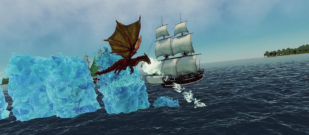 Анонсирована пиратская RPG с открытым миром, торговлей и драконами — Pirate Dragons