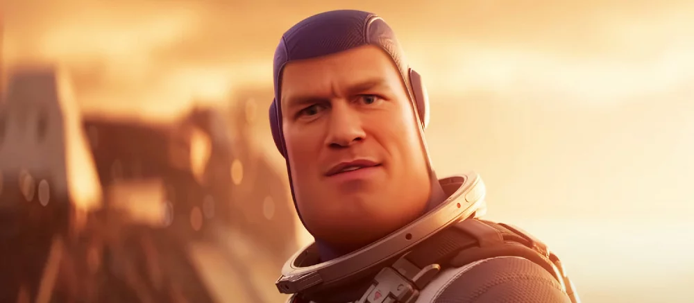 Джона Сину показали в виде Базза Лайтера. Так известный рестлер мог бы выглядеть в фильме