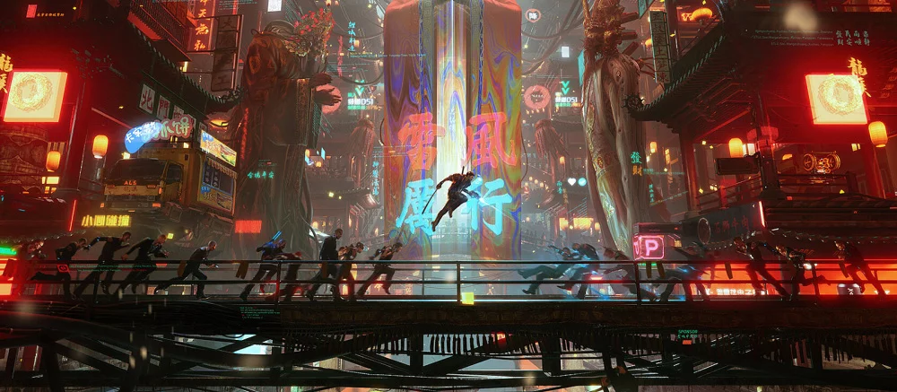 Киберпанк, кунг-фу, котики: появилось 20 минут геймплея боевика Loopmancer