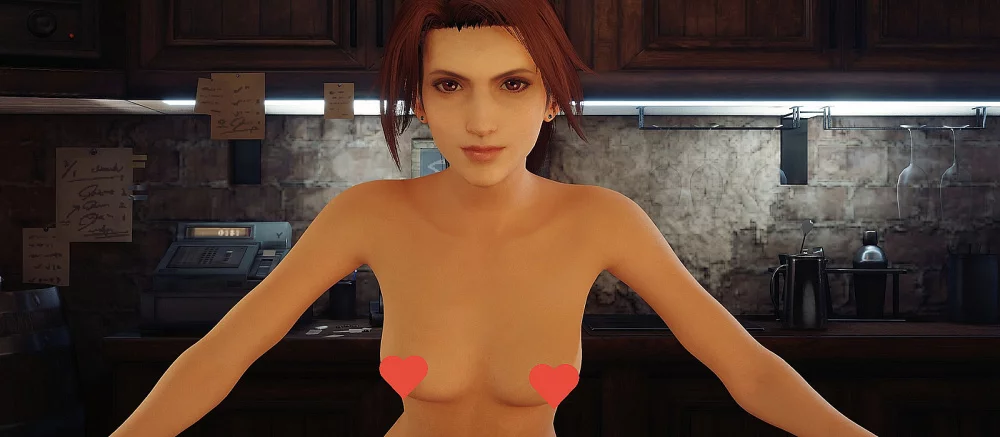 Моддер догола раздел еще одну героиню ремейка Final Fantasy VII — фото