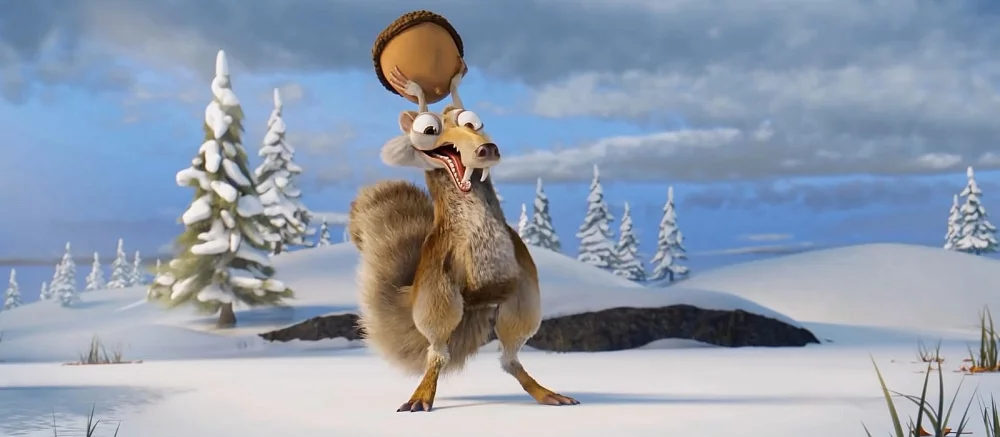 Помните сумасшедшую белку из «Ледникового периода»? Она наконец-то нашла желудь — и  это очень грустно