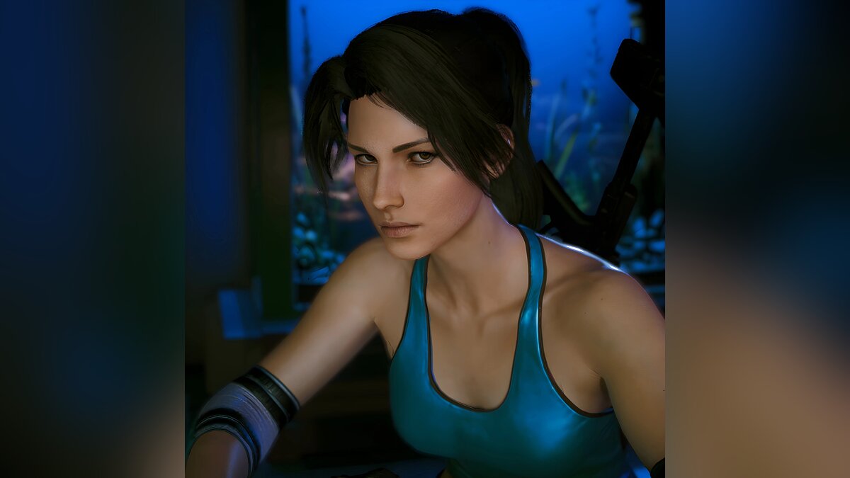 Lara croft cyberpunk фото 31