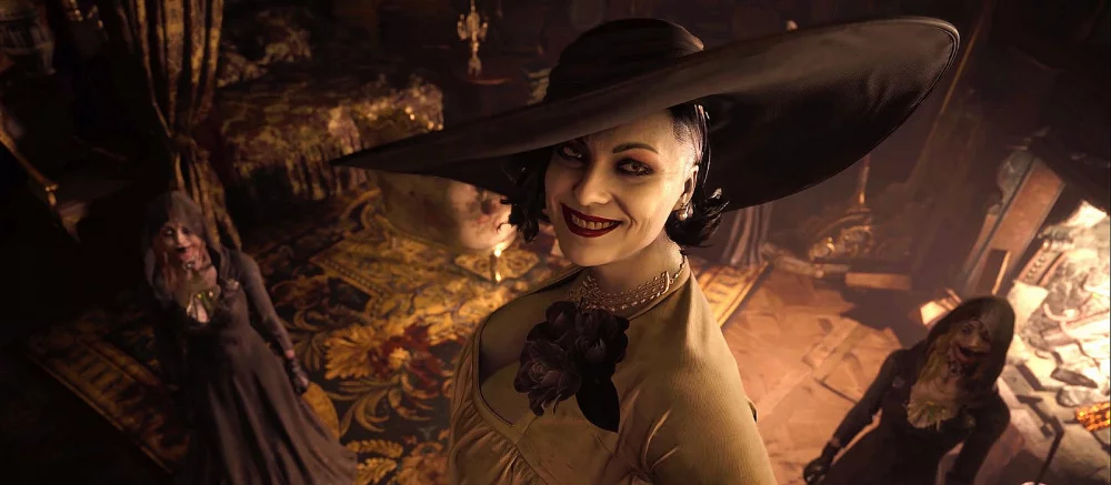 Женщина, ставшая прообразом леди Димитреску в RE Village, показала новый косплей своей героини