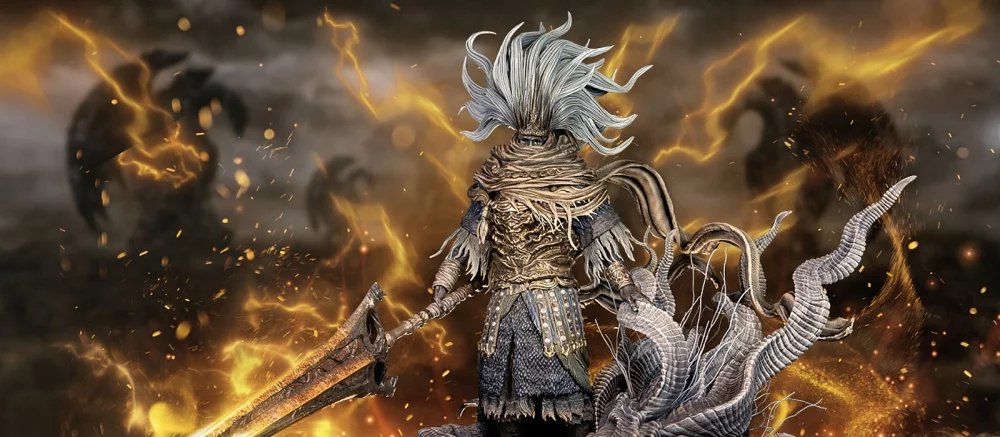 Для самых больших фанатов Dark Souls: дорогая фигурка Безымянного Короля из DS3 со светящимся оружием