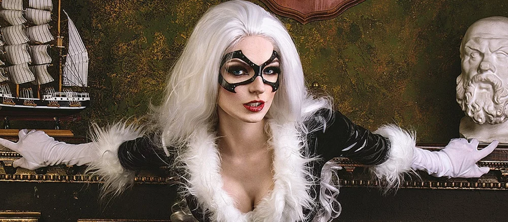 Невероятный косплей на Чёрную кошку от самых красивых девушек из России и не только