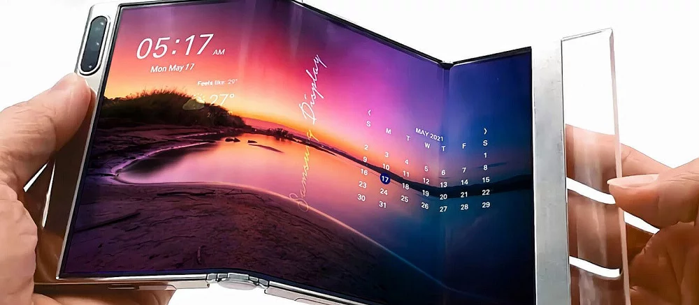 Samsung и LG показали дисплеи будущего — они могут складываться, раздвигаться и сгибаться на 360 градусов