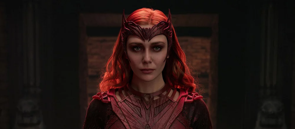 «Сногсшибательная работа» — художник показал сверхреалистичный рендер Алой Ведьмы из «Доктора Стрэнджа 2»