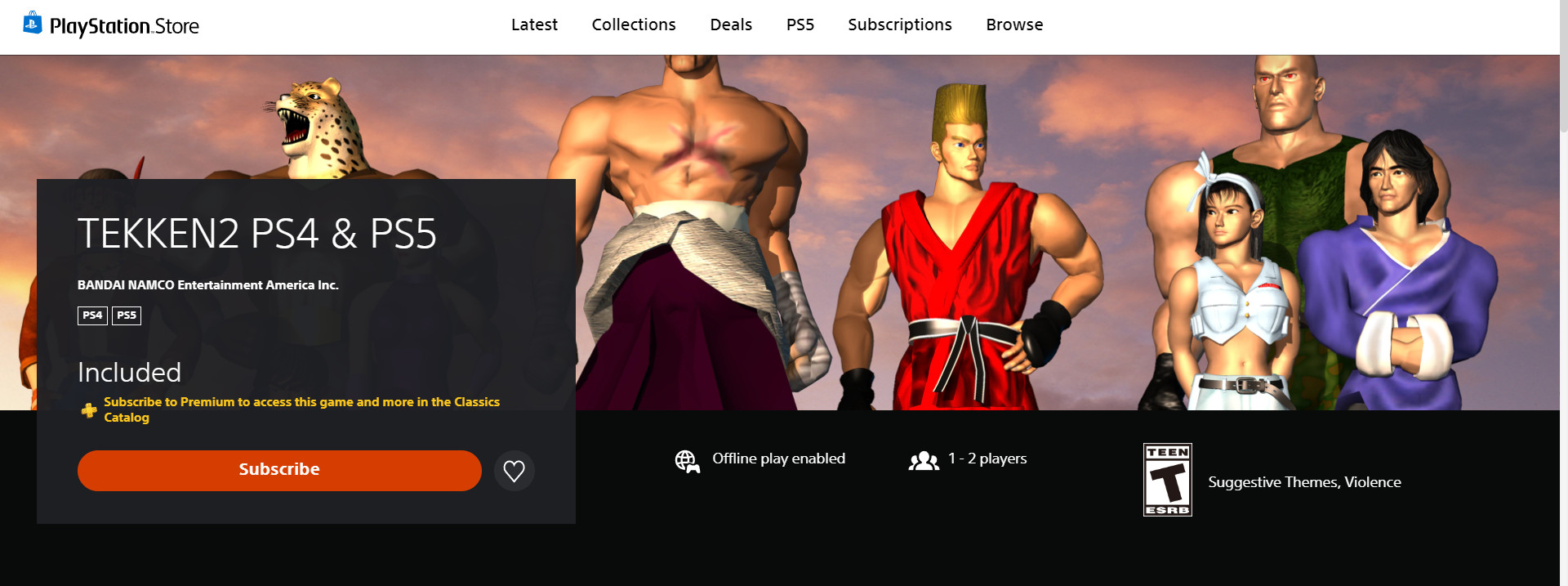 Самая дорогая игра в PS Store? Sony продавала Tekken 2 1995 за $10 тыс и  сразу же привлекла внимание создателя этой серии