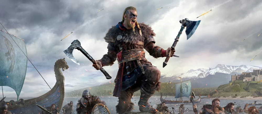 Авторы Assassin's Creed Valhalla показали комплект радужного оружия — его добавят в рамках нового патча