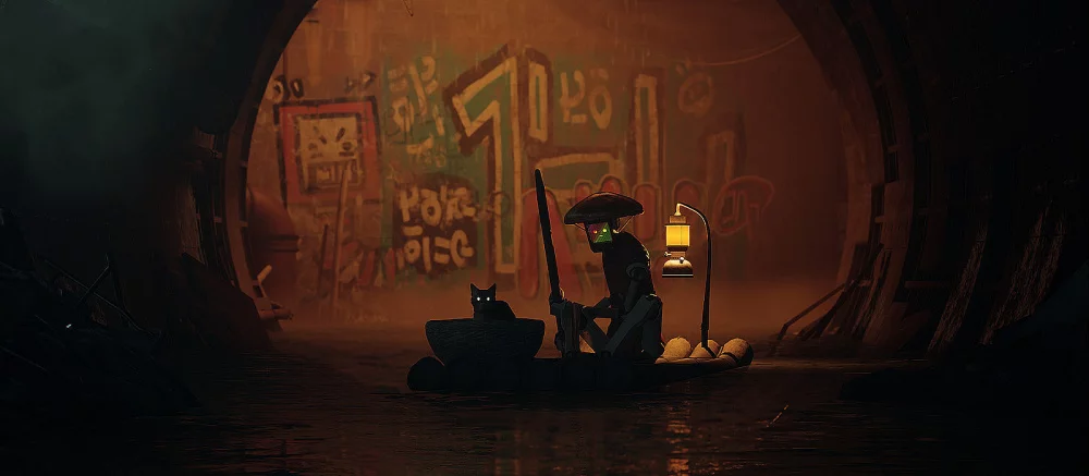 Игра Stray про приключения котика в киберпанковском городе доступна для предзаказа в российском Steam