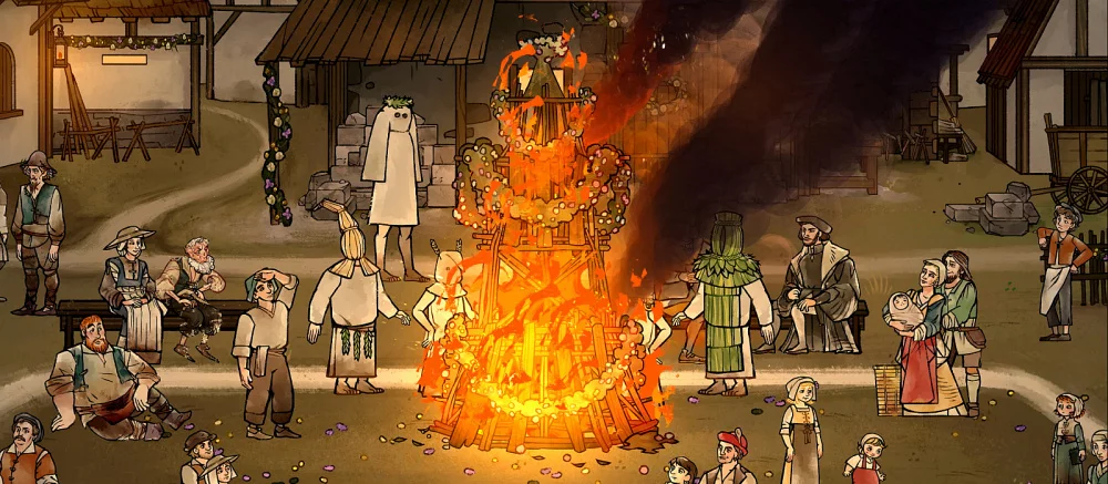 Средневековый детектив Pentiment от авторов Fallout: New Vegas получит перевод на русский — но не сразу