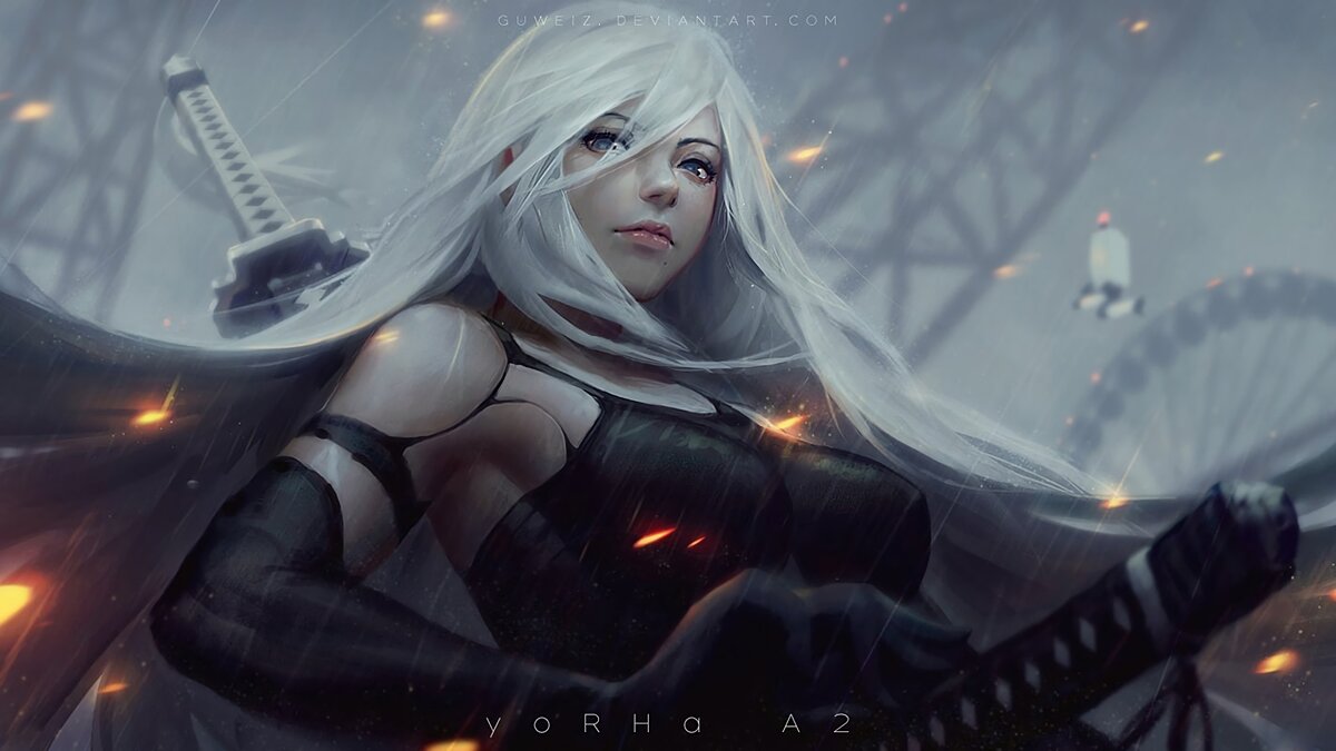 Лучший косплей на A2 из Nier: Automata от длинноногих красоток из России