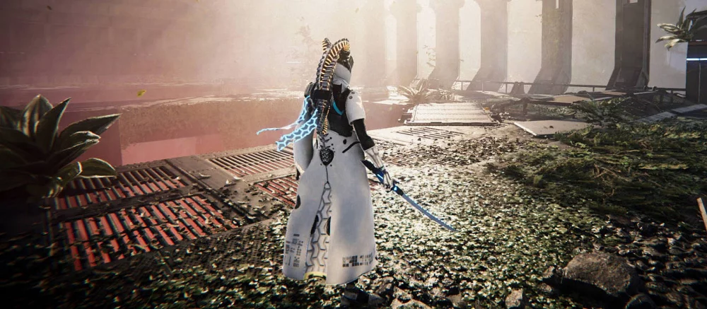 Появился геймплей фантастического экшена в духе NieR: Automata — игру делает всего один человек