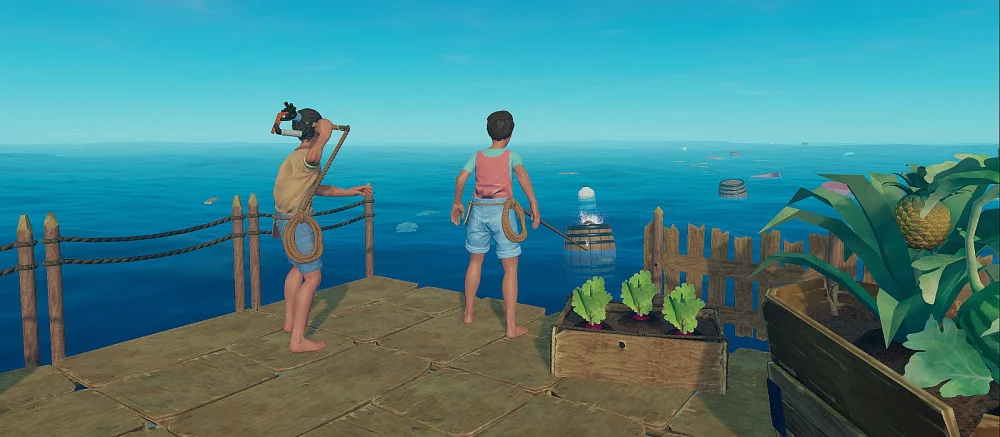 Где найти титан в Raft. Как изготовить опреснитель, бак, зарядное устройство и большое хранилище