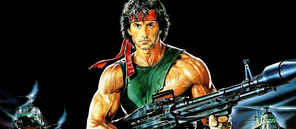 Художник из Беларуси в точности воссоздал Рэмбо из культового фильма 1982 года со Сильвестром Сталлоне
