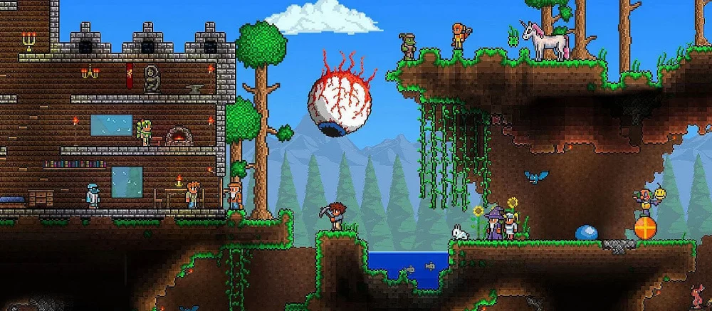 Популярную песочницу Terraria превратили в 3D-игру и показали геймплей от 3-го лица — выглядит кринжово