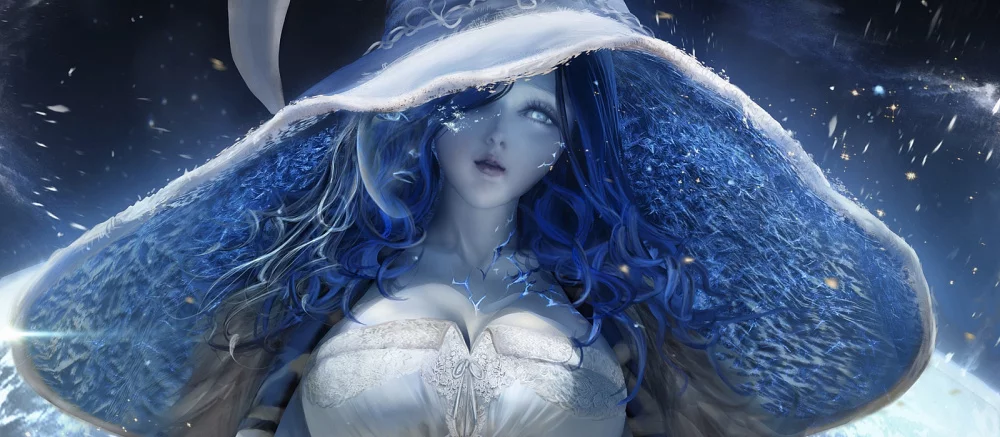 На фото показали горячую фигурку Ренни из Elden Ring. У девушки видна грудь