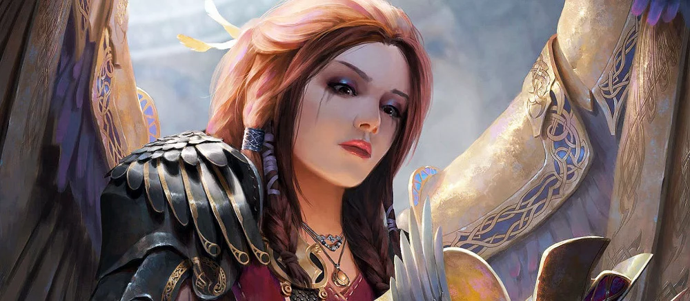 На новом арте God of War: Ragnarok показали богиню любви Фрею