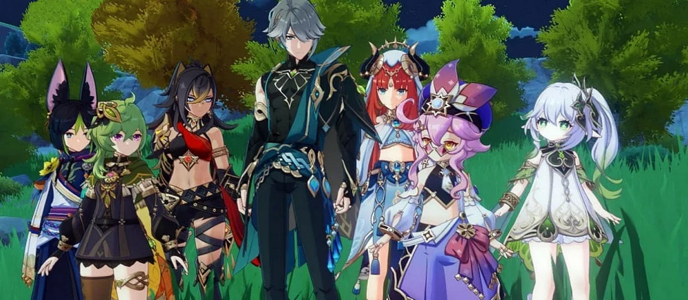 Семь новых персонажей Genshin Impact показали со всех сторон. У одного из них есть пушистый хвост