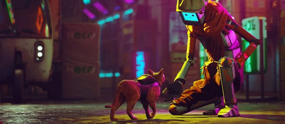 Стало известно, сколько места в памяти консолей займёт киберпанковское приключение про котика Stray