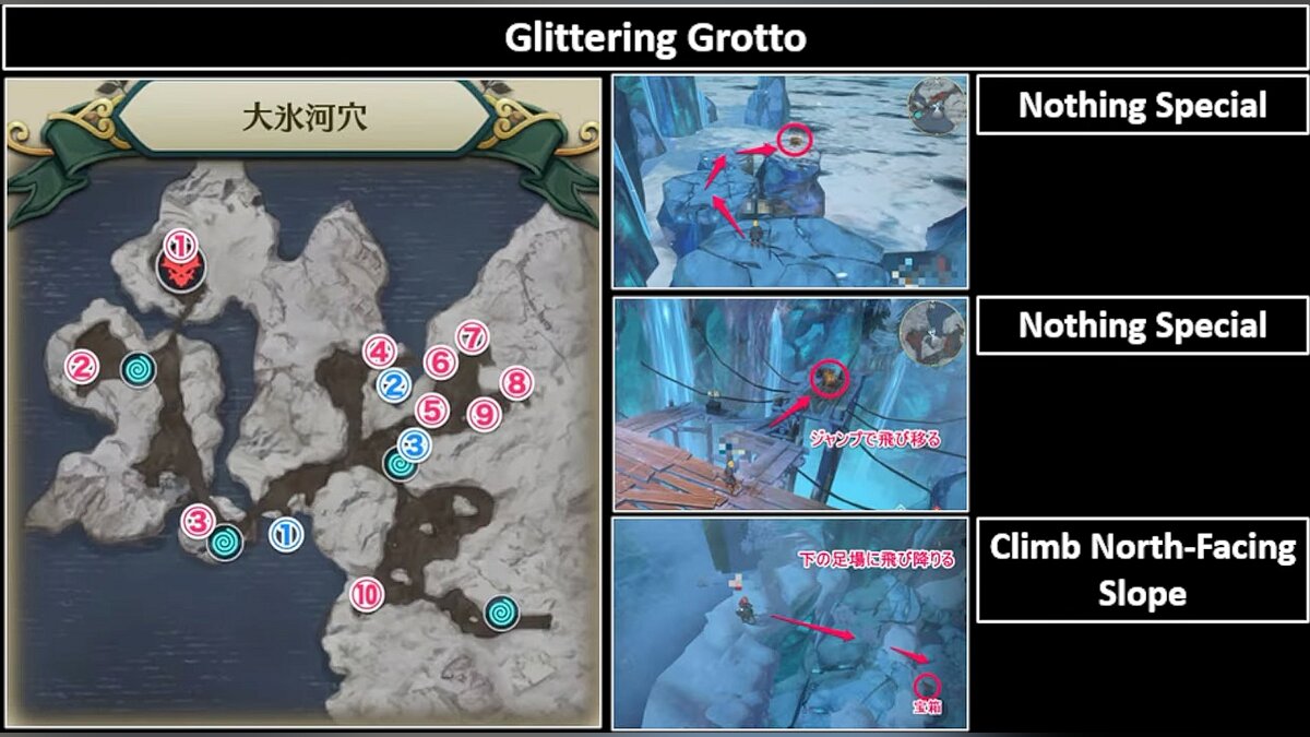 Glittering grotto chests