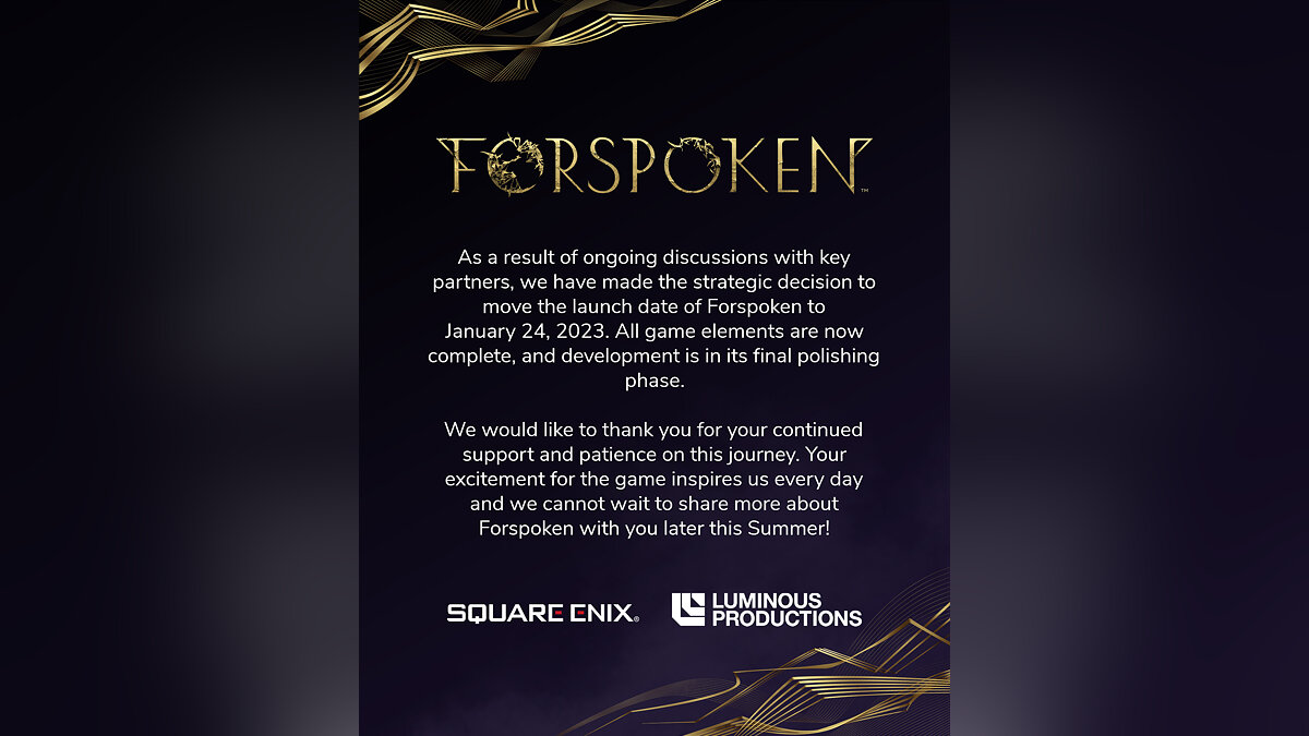 Square Enix снова перенесла Forspoken — фэнтезийный экшен выйдет в 2023 году