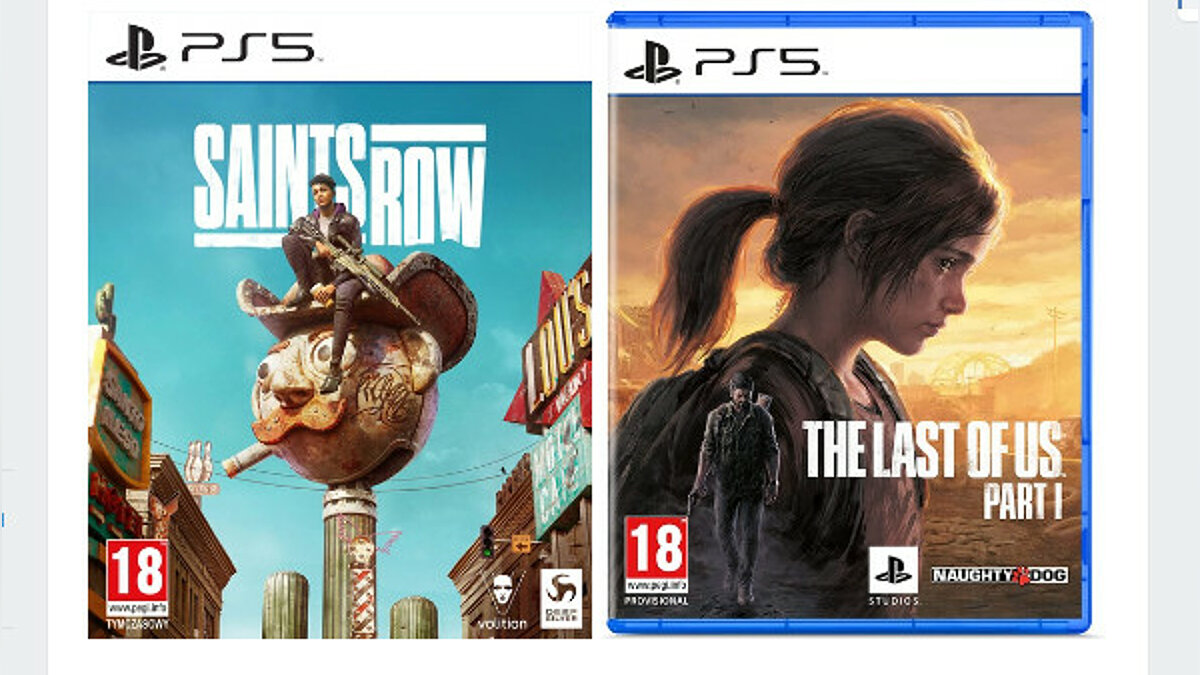 В России появятся ремейк The Last of Us: Part 1 и перезапуск Saints Row на  дисках